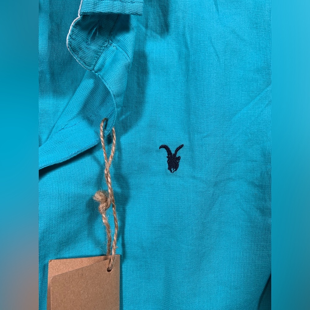 Allsaints Men's Turquoise Shirt - Picture 3 of 16